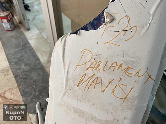 BMW F20 SOL ÖN ÇAMURLUK PARLEMENT MAVİ ÇIKMA ORJİNAL