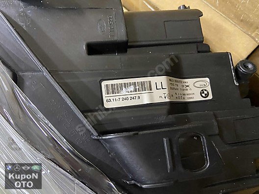 63117240247 7240247 BMW E90 LCİ SOL FAR SIFIR ORJİNAL