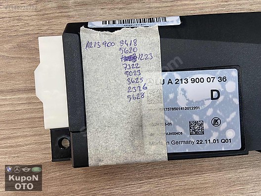 A2139005628 MERCEDES W205 W213 W238 W253 KONTAK SZL BEYNİ SIFIR