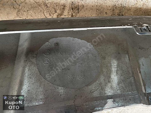 A1668805540 MERCEDES W166 ÖN TAMPON KAPLAMASI NİKELAJ ÇIKMA ORJ