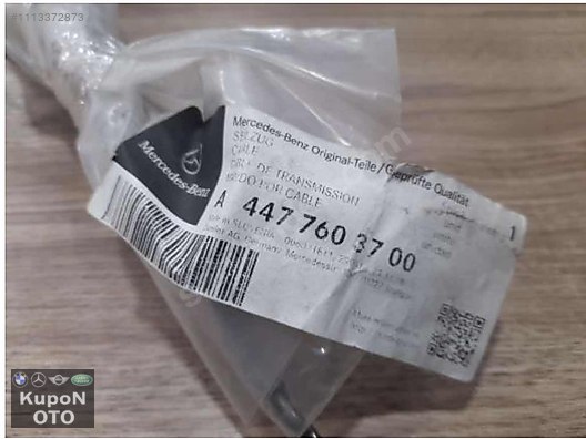 A4477600700 MERCEDES VİTO W447 W448 KAPUT AÇMA TELİ SIFIR ORJİ