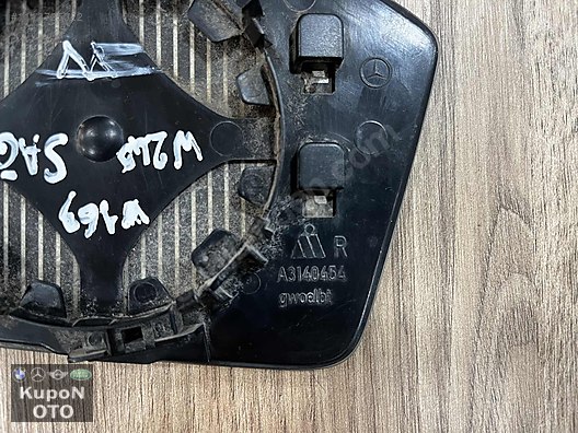 A3140454 MERCEDES W245 W169 SAĞ ŞERİT İHLALLİ AYNA CAMI ÇIKMA