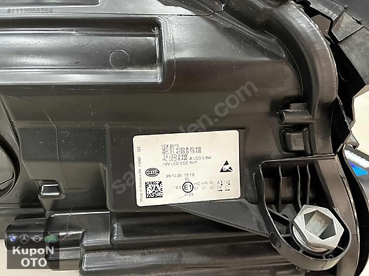 MERCEDES E180 E200 KASA SOL ÖN FAR HELLA SIFIR