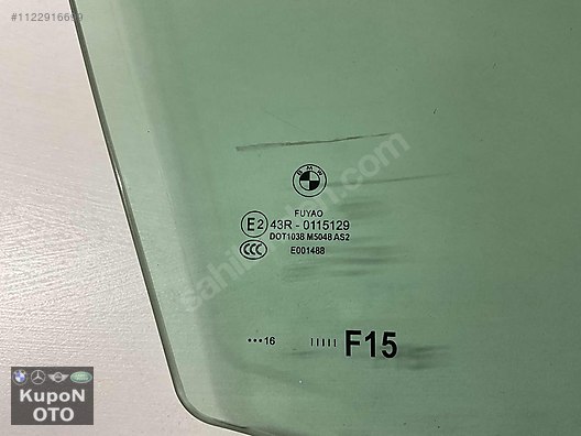 43R0115129 BMW F15 SAĞ ÖN CAM ÇIKMA ORJİNAL