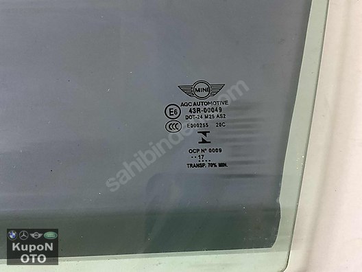 43R00049 E000292 MİNİ COOPER R60 SOL ÖN CAM ÇIKMA ORJİNAL