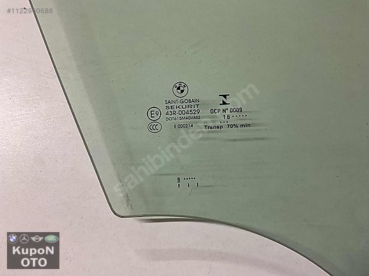 7347646 BMW X3 F25 SAĞ ÖN KAPI CAMI ÇIKMA ORJİNAL