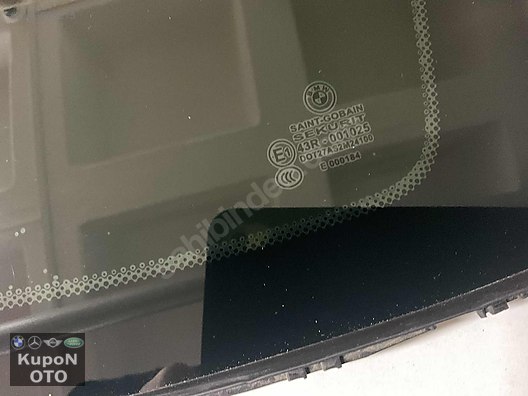 E000184 BMWW F31 SAĞ ARKA KELEBEK CAMI ÇIKMA ORJİNAL