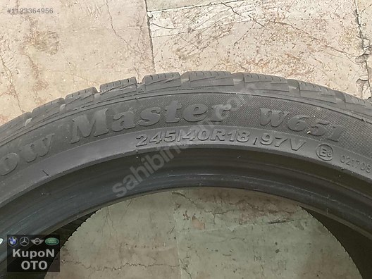 22545R18 PETLAS SNOW MASTER MERCEDES W205 ÖN VE ARKA LASTİK