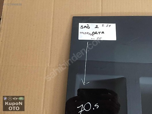 MERCEDES SPRİNTER W906 SAĞ ORTA KAPI CAMI