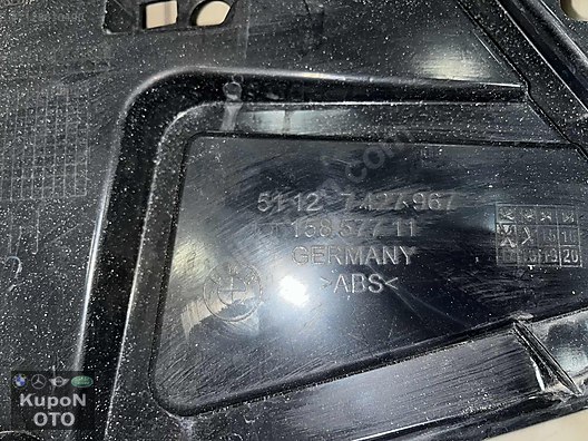 51127427967 7427967 BMW G20 G21 SOL ARKA TAMPON BAKALİTİ ÇIK