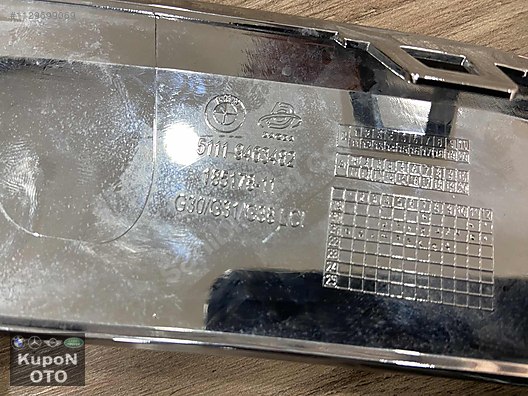 51119463482 9463482 BMW G30 LCİ SAĞ SİS KROM KAPAK ÇIKMA ORJİNAL