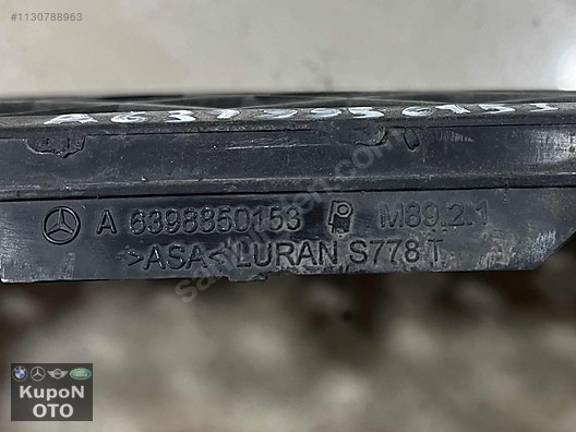 A6398850153 MERCEDES W639 TAMPON ORTA IZGARA ÇIKMA ORJ