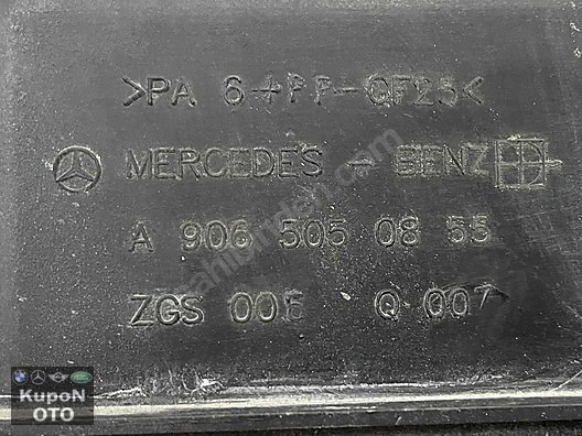 A9065050855 MERCEDES W900 W906 W907 RADYATÖR FAN DAVLUMBAZI