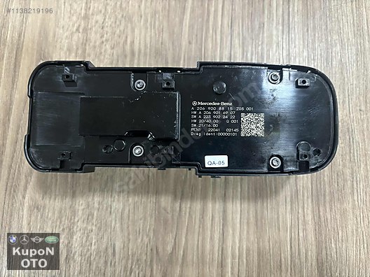 A2069058815 MERCEDES W223 W206 W254 SOL CAM AÇMA DÜĞMESİ SIFIR