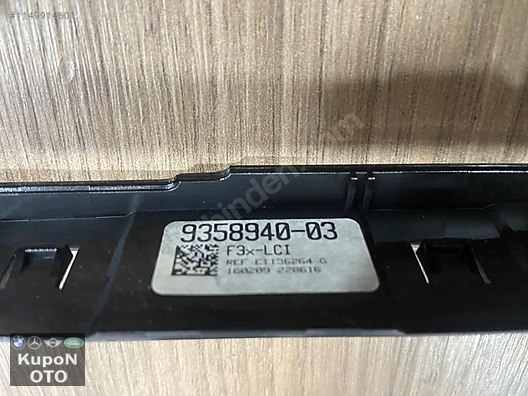 9358940-03 BMW F20 F30 F32 F33 F34 F36 KLİMA KONTROL DÜĞMESİ