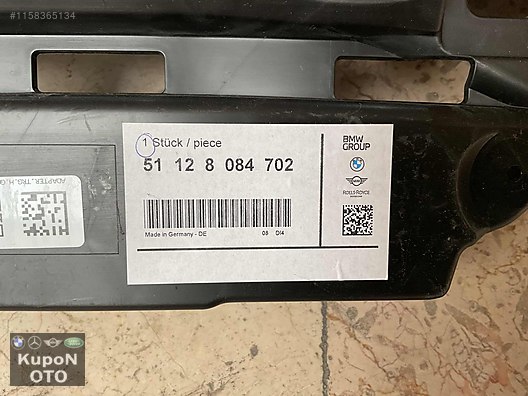 51128084702 8084702 BMW G60 M ARKA TAMPON ORTA AYAK SIFIR