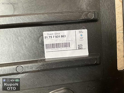 51757931863 7931863 BMW İX İ20 ARKA TAMPON ALT MUHAFAZA SIFIR