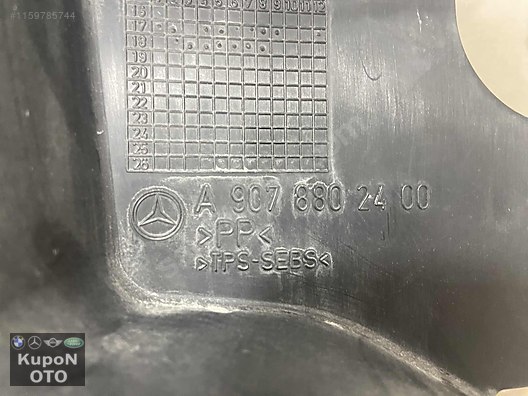 A9078802400 MERCEDES W907 SOL ÖN KONSOL ÇIKMA ORJİNAL