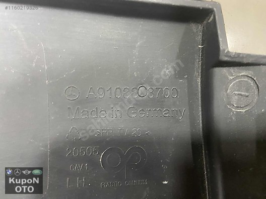 A910883700 MERCEDES W907 W910 SOL ARKA TAMPON BRAKETİ ÇIKMA