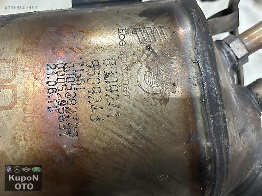 8509241 BMW F10 F20 F30 PRTİKÜL FİLİTRESİ KATALİZÖR ÇIKMA